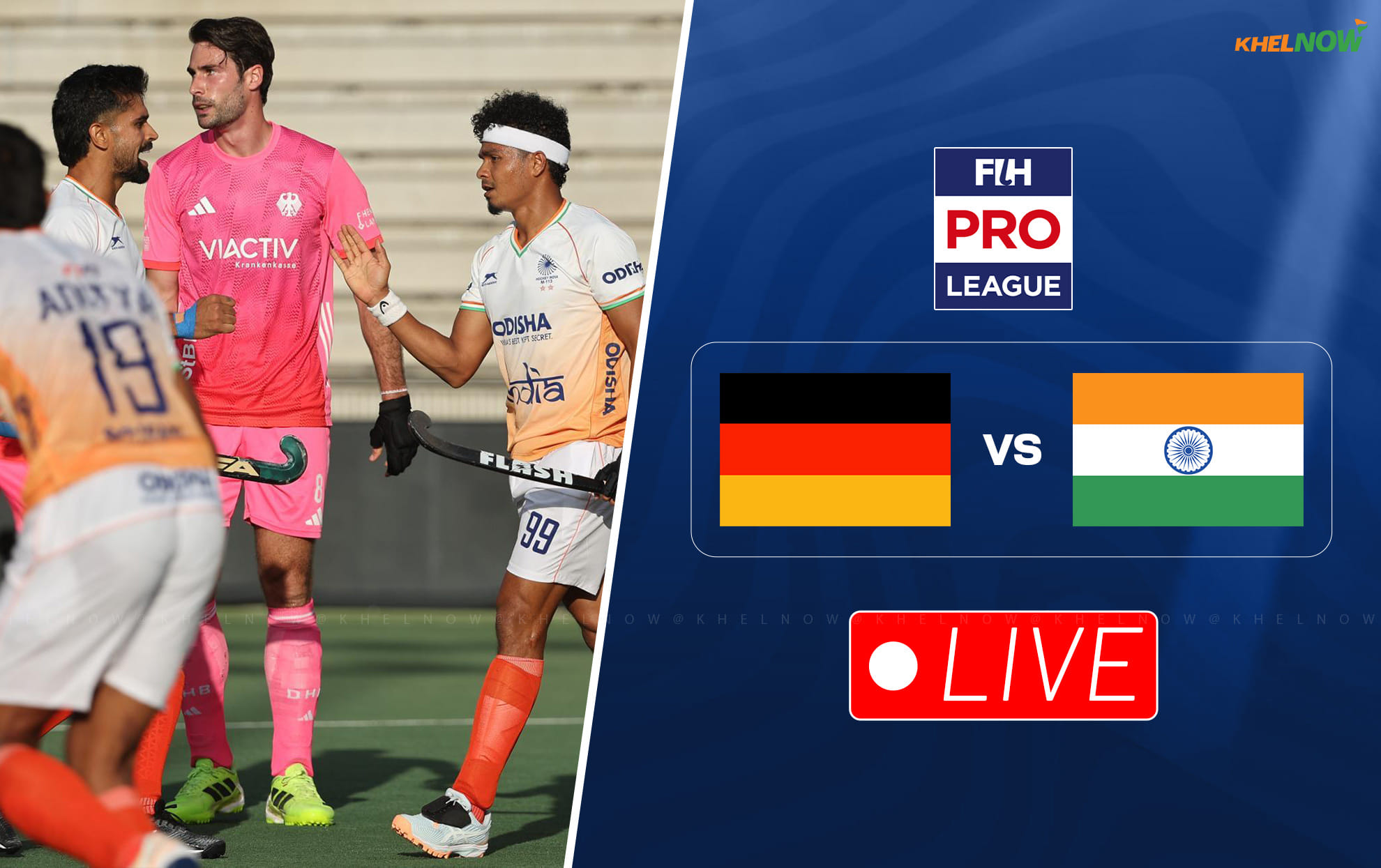 Germany vs India Live Updates, Men's FIH Pro League 2025-26