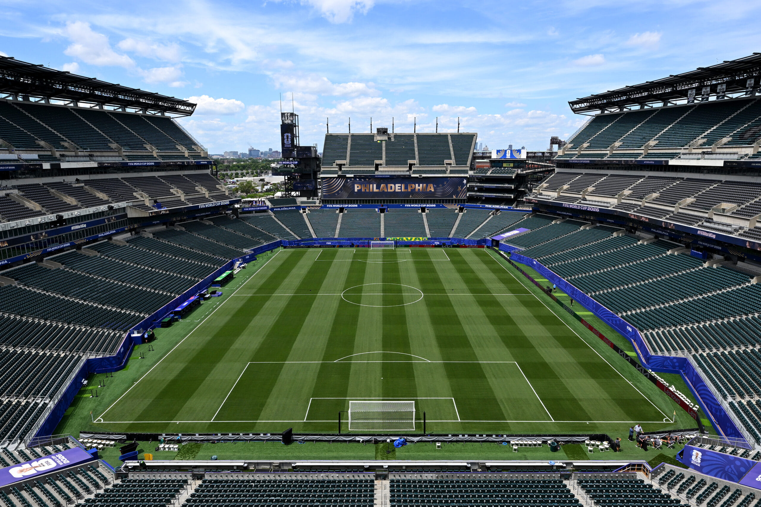 PHILADELPHIA, PENNSYLVANIA - JUNE 19: General view before the FIFA World Cup 2026 Group C match between Brazil and Haiti at Philadelphia Stadium on June 19, 2026 in Philadelphia, Pennsylvania. (Photo by Shaun Botterill - FIFA/FIFA via Getty Images)