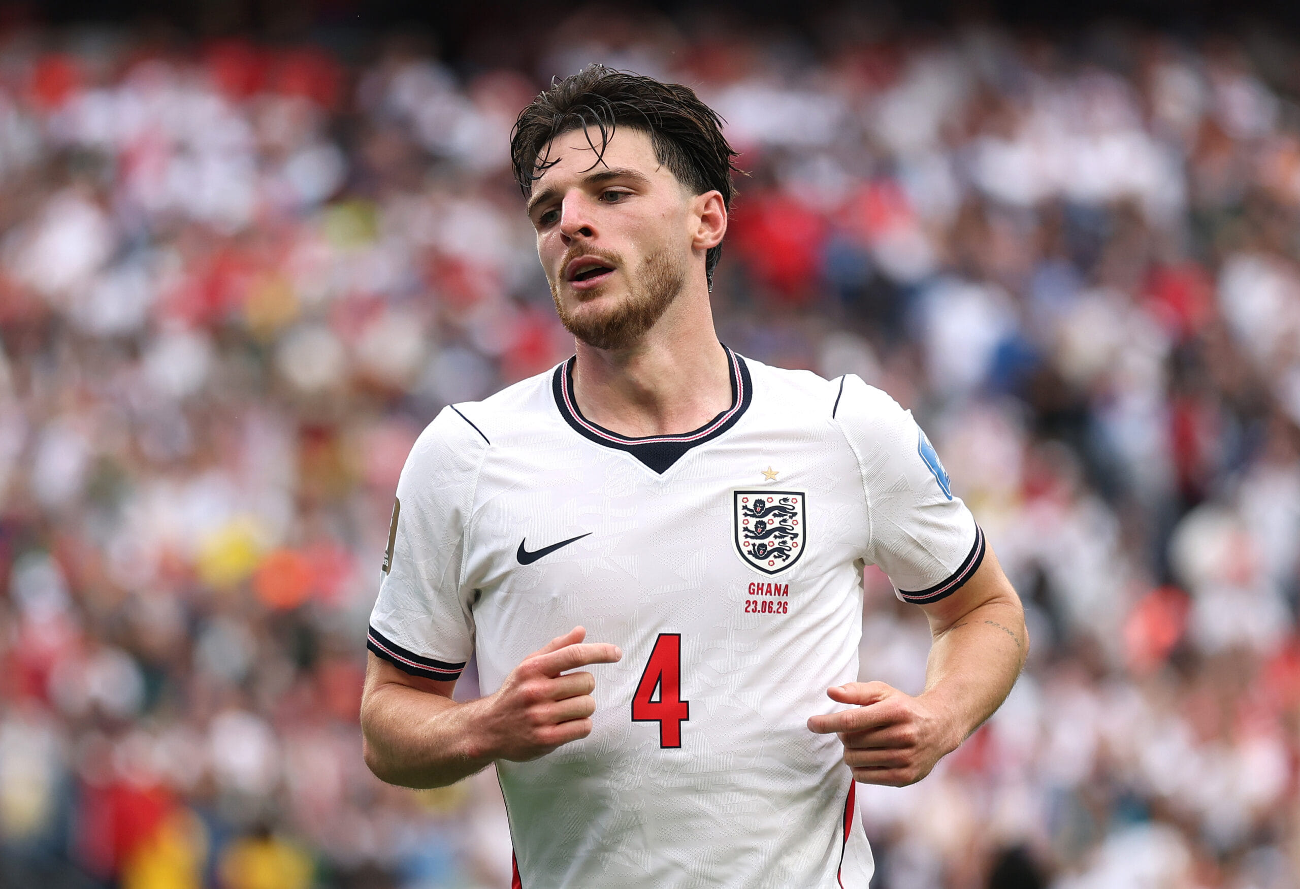 Declan Rice #4 of England