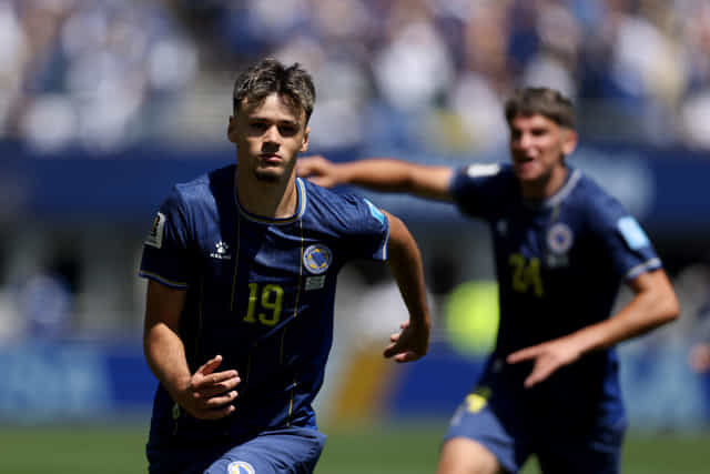 Kerim Alajbegović Bosnia and Herzegovina v Qatar: Group B - FIFA World Cup 2026