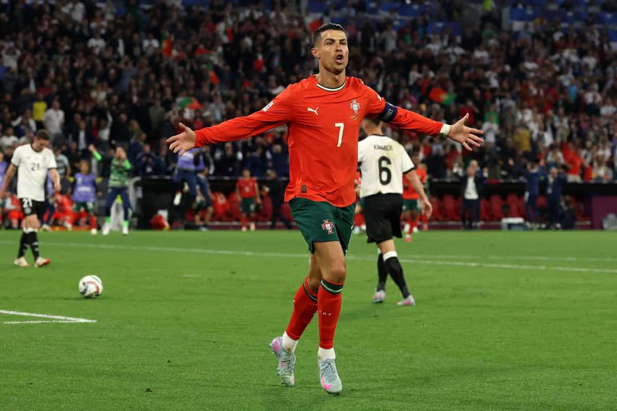 FIFA World Cup Cristiano Ronaldo of Portugal