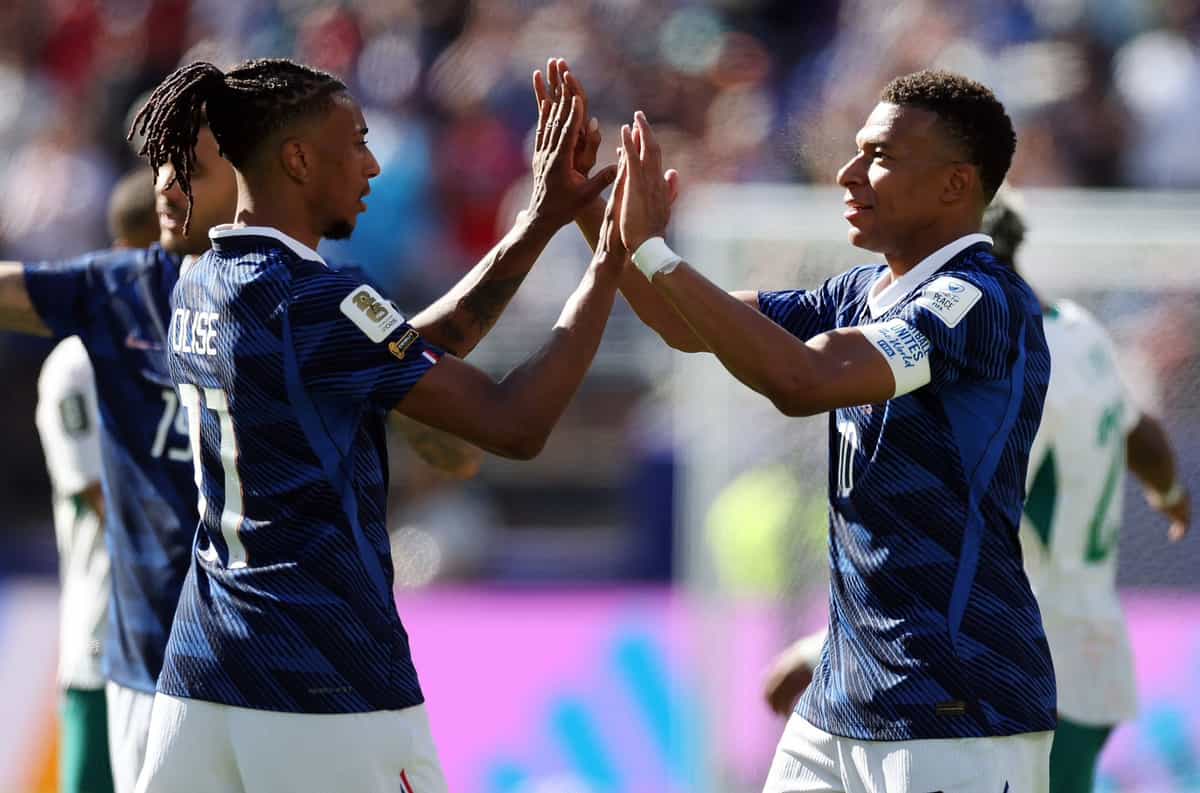 Michael Olise and Kylian Mbappe of France FIFA World Cup 2026