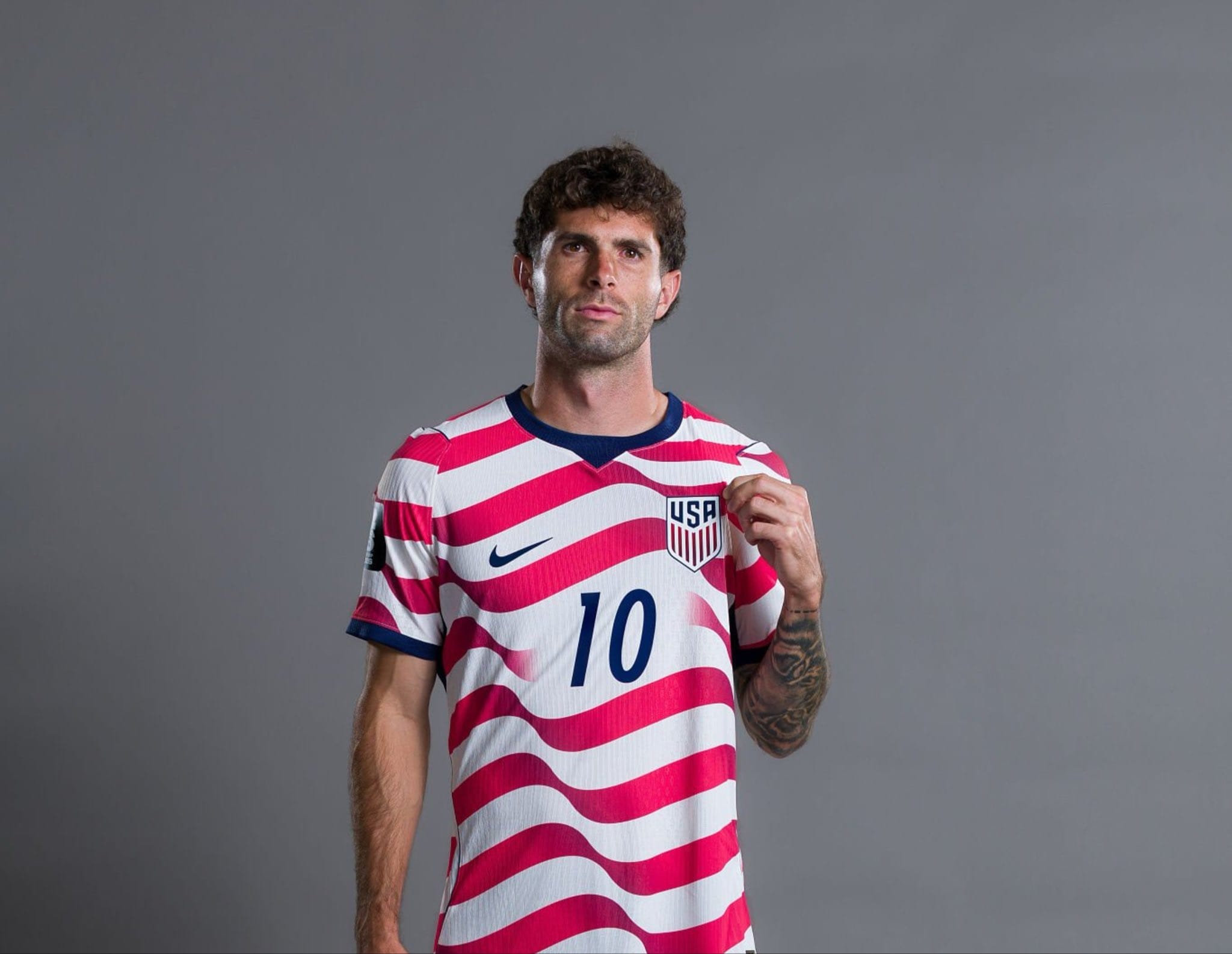 Christian Pulisic #10 of the United States USA FIFA World Cup