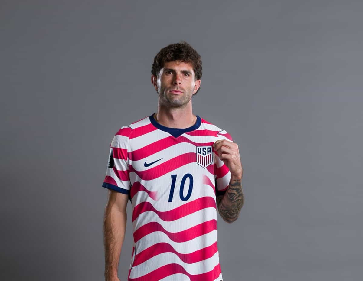 Christian Pulisic #10 of the United States USA FIFA World Cup