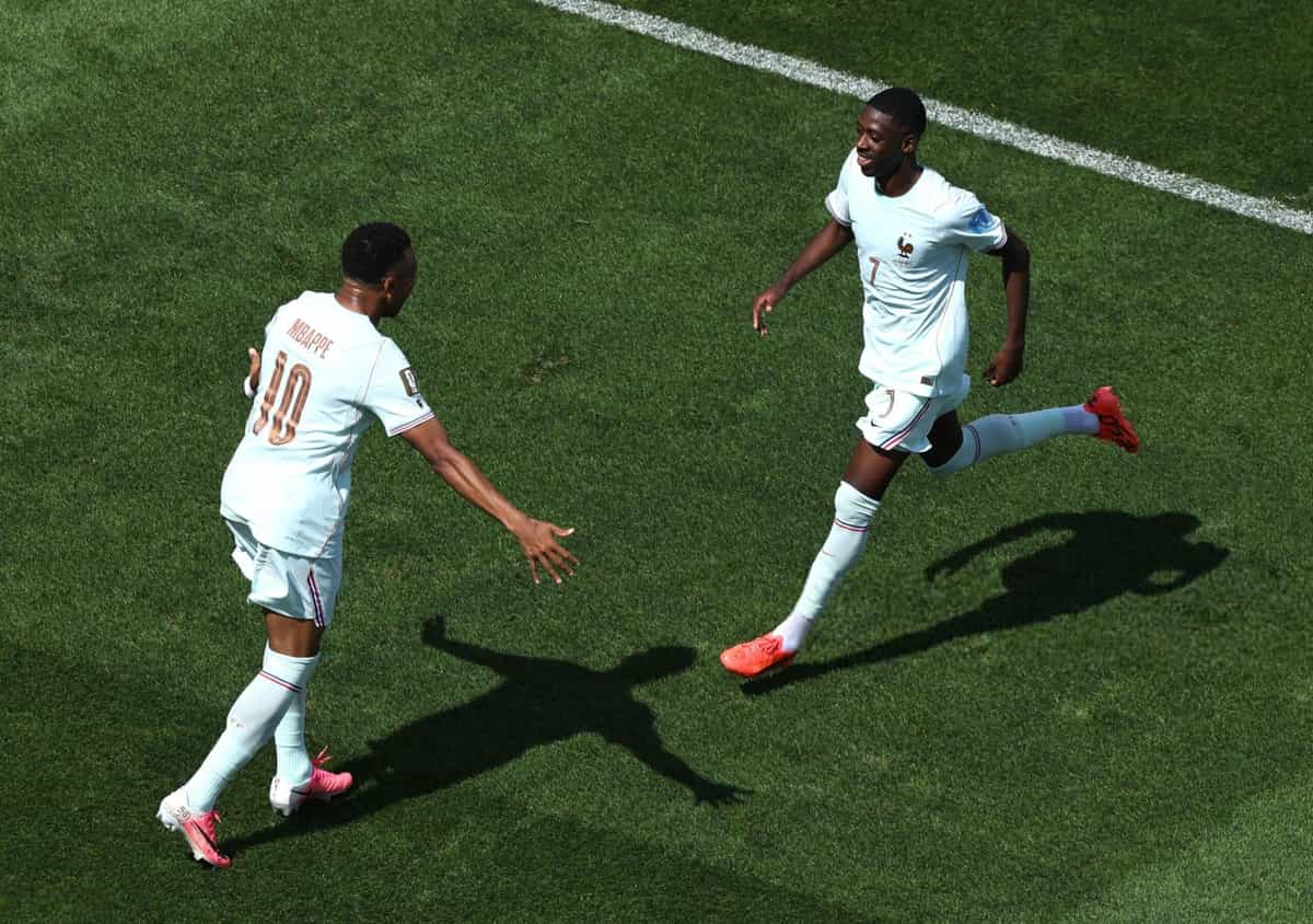 Ousmane Dembele & Kylian Mbappe FIFA World Cup France