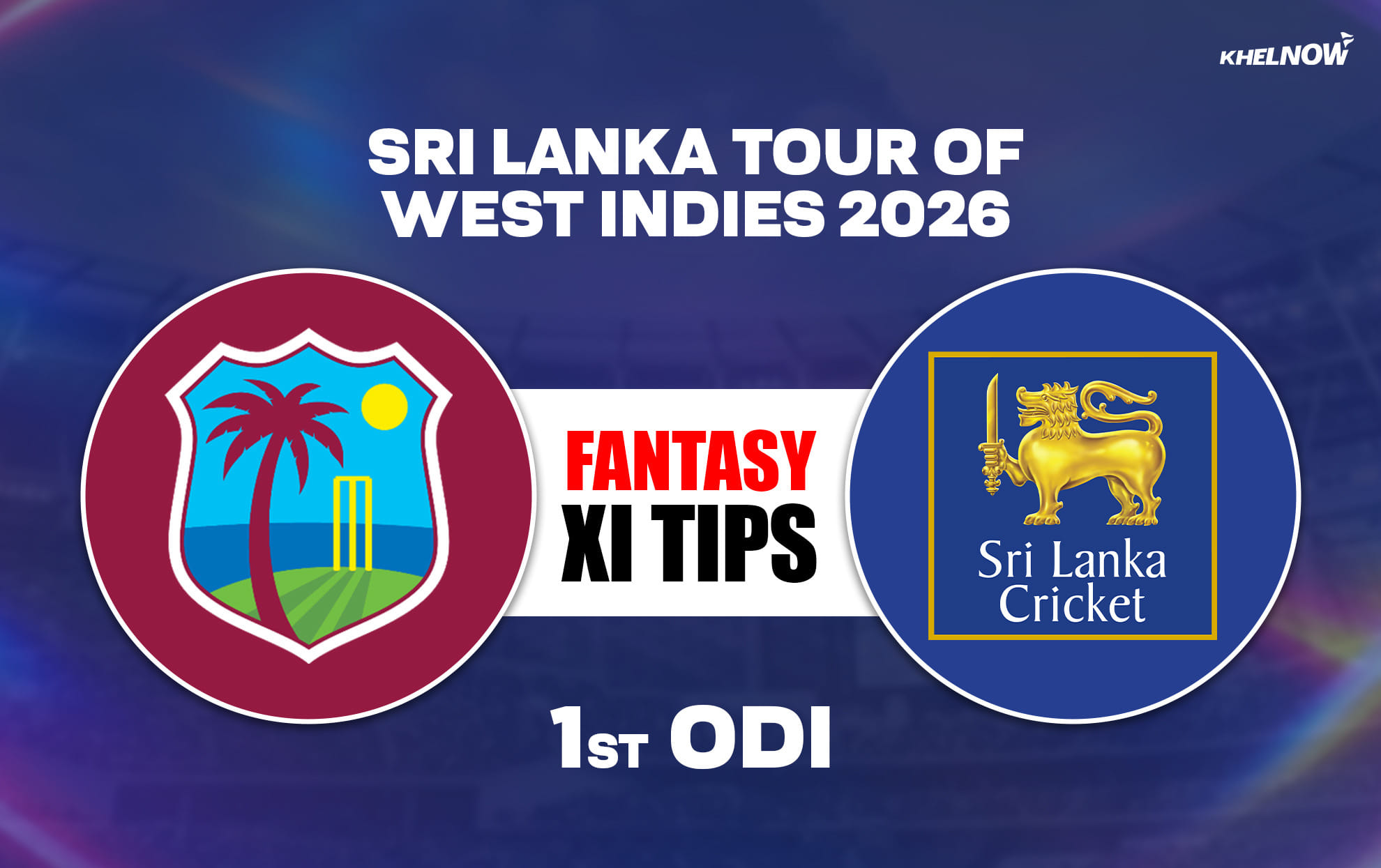 WI vs SL Dream11 Prediction, Dream11 Playing XI, Today Match 1st, West Indies vs Sri Lanka ODI series 2026