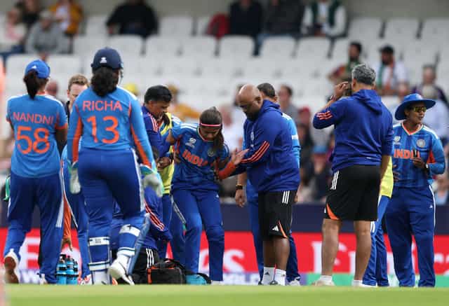 Shreyanka Patil STRETCHED off the field after THIS massive injury; doubtful for remainder of Women's T20 World Cup 2026