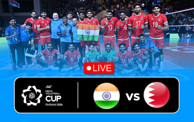 India vs Bahrain Play-off Live Updates, AVC Men's Cup 2026