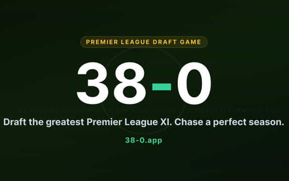 How to play 38-0 football game? Premier League team builder inspired by 82-0