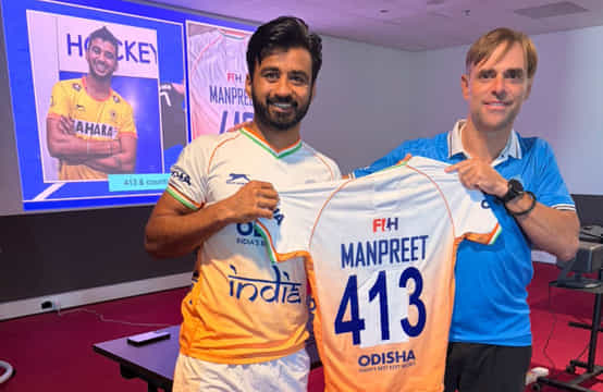 Manpreet Singh becomes India's most capped hockey player