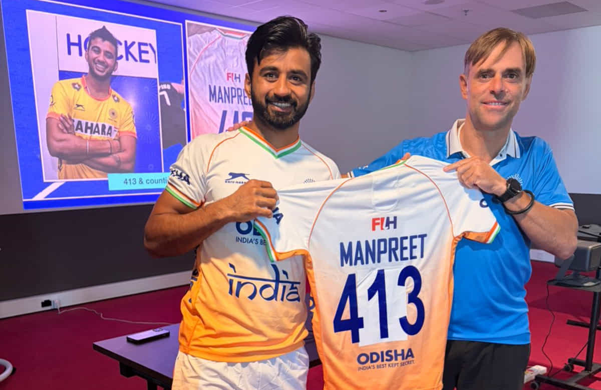 Manpreet Singh becomes India's most capped hockey player