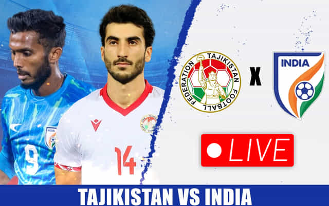 India vs Tajikistan Live: Follow Live of the International Friendly
