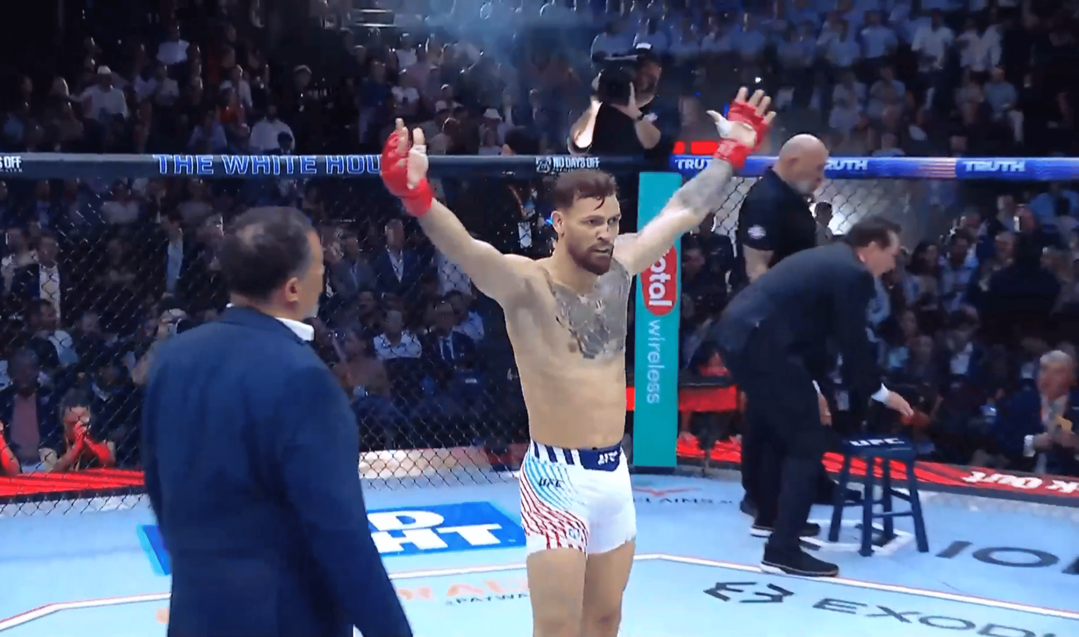 UFC Freedom 250 Results Mauricio Ruffy wins UFC White House