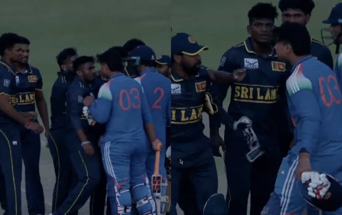Vaibhav Sooryavanshi engages in HUGE fight with after SL-A vs IND-A; shoves fielder in shocking incident