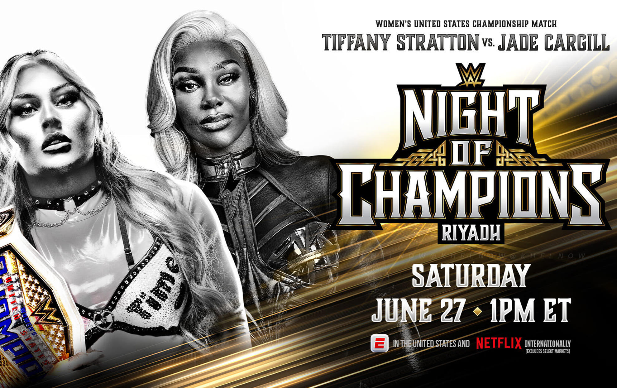 WWE Night of Champions 2026 Tiffany Stratton vs Jade Cargill