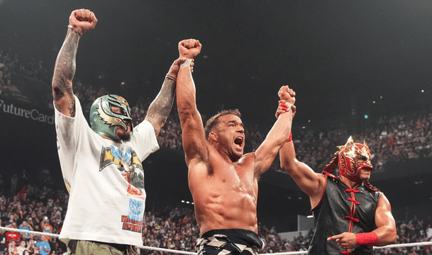 WWE Raw June 15, 26 Chad Gable, Rey Mysterio & Dragon Lee