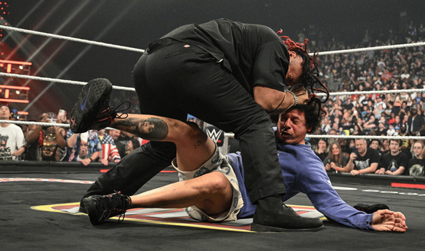 WWE Raw June 15, 26 Jacob Fatu attacks Eric Andre