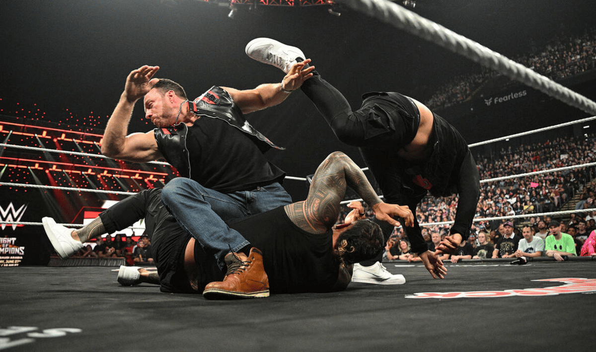 WWE Raw June 15, 26 The Bloodline attack LA Knight