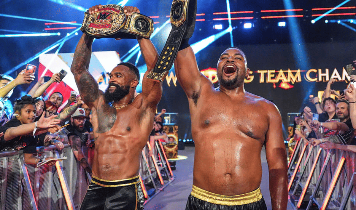 WWE Raw June 22, 26 The Street Profits (Montez Ford & Angelo Dawkins)