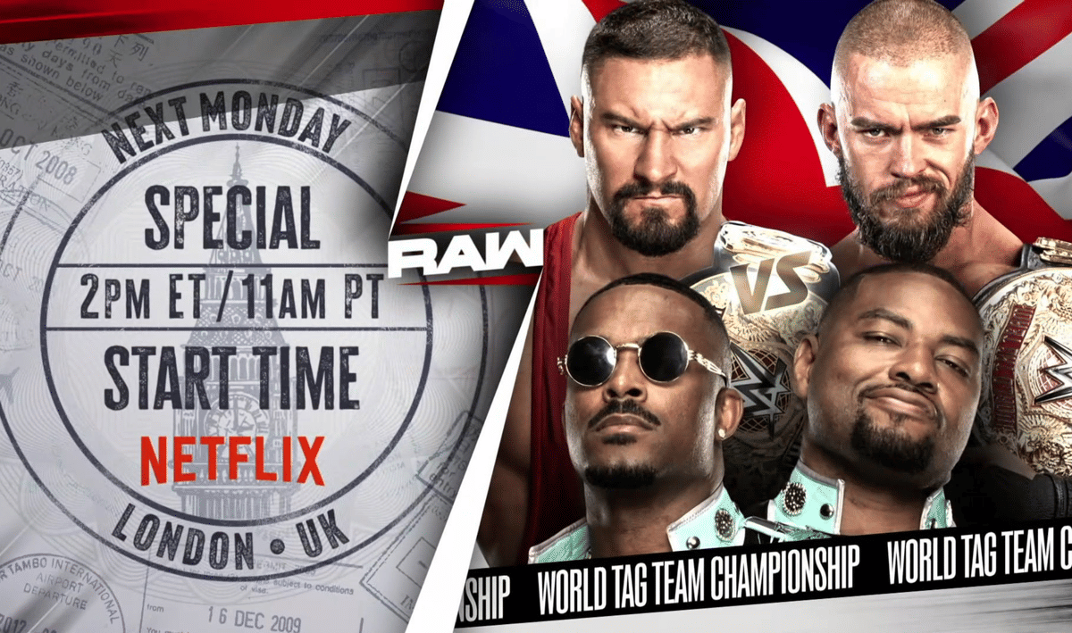 WWE Raw June 22, 26 next week