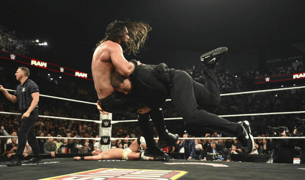 WWE Raw June 8, 26 Bron Breakker spears Seth Rollins during KOTR