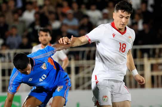 India fall to Tajikistan in international friendly