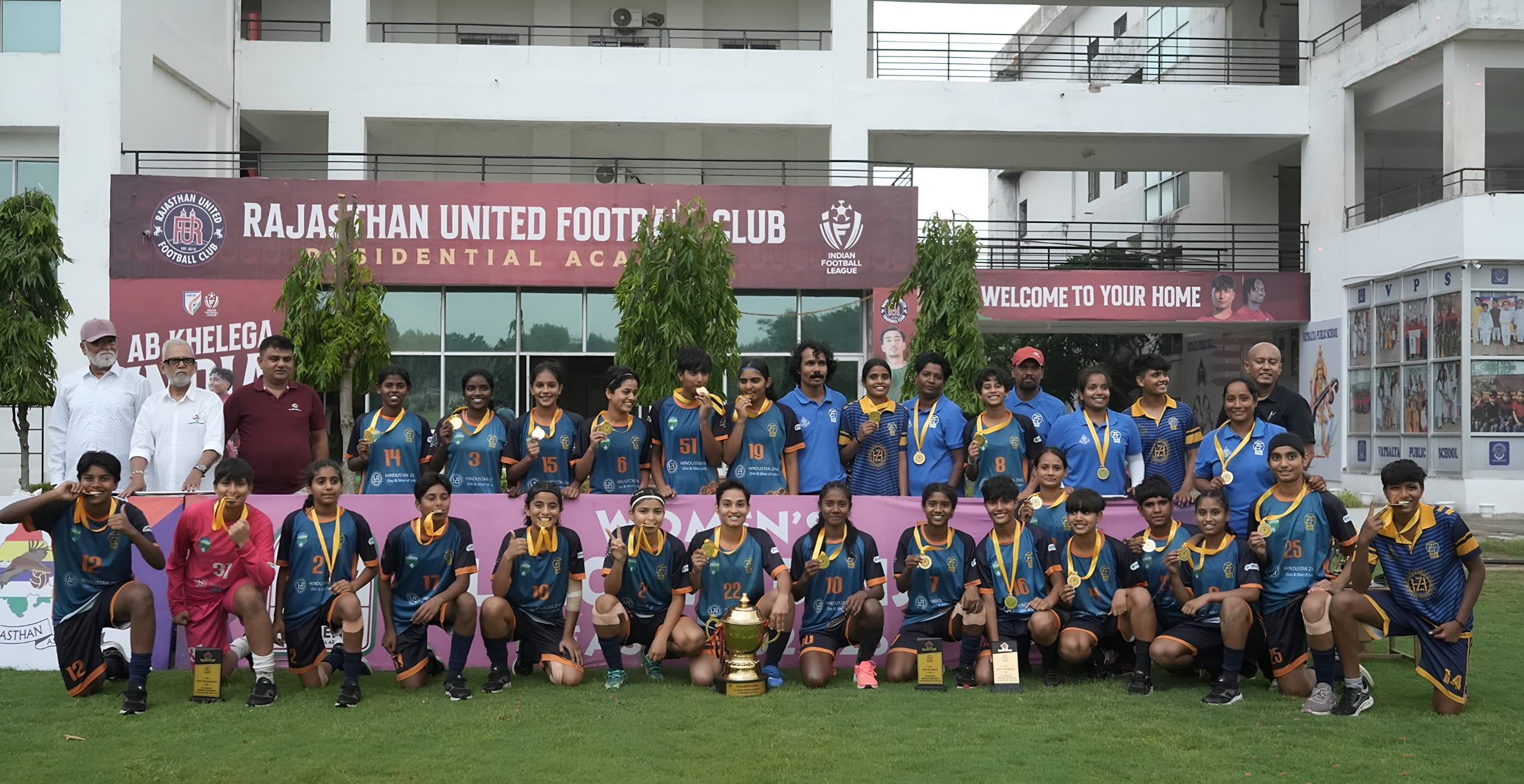 ZFA makes history with the Rajasthan League double titles this season and secures IWL-2 promotion