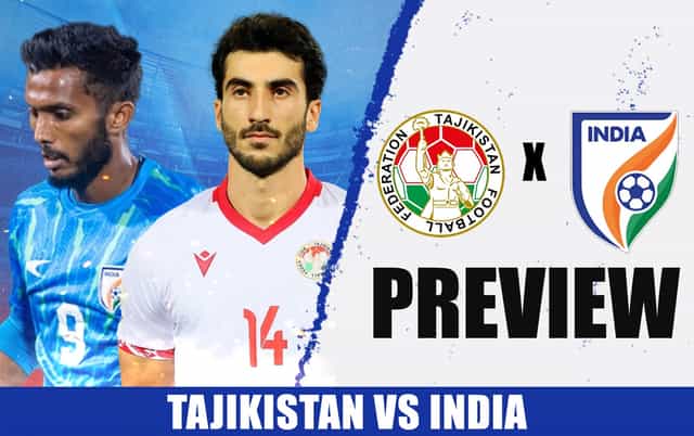 India will aim to get back on winning ways against Tajikistan.