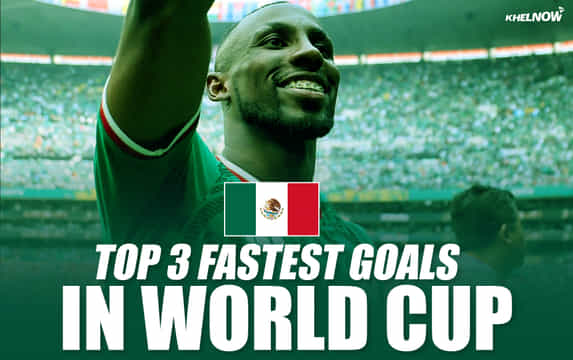 Mexico’s top three fastest goals in FIFA World Cup history.