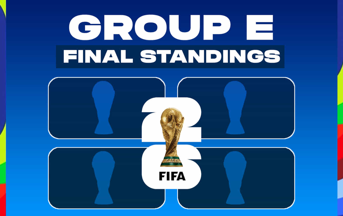FIFA World Cup 2026 Group E final standings