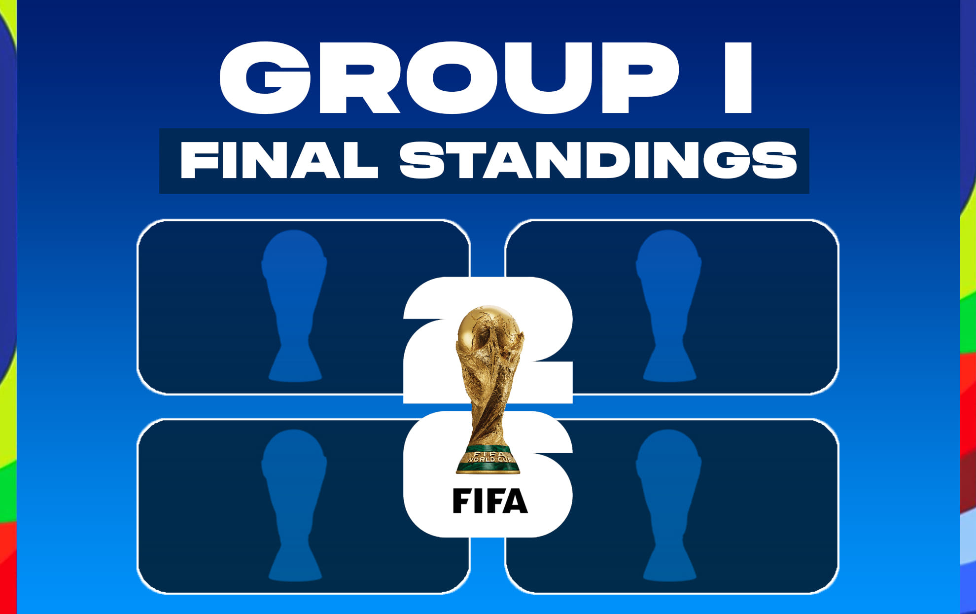 FIFA World Cup 2026 Group I final standings