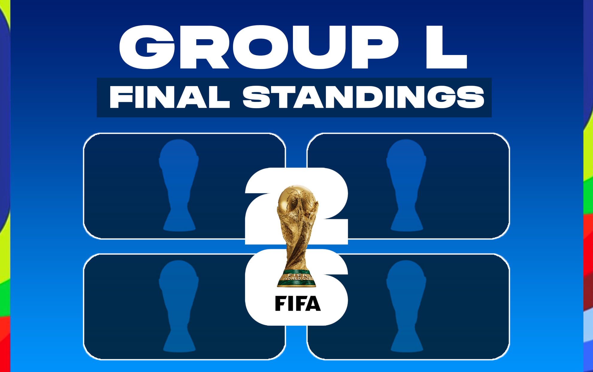 FIFA World Cup 2026 Group L final standings