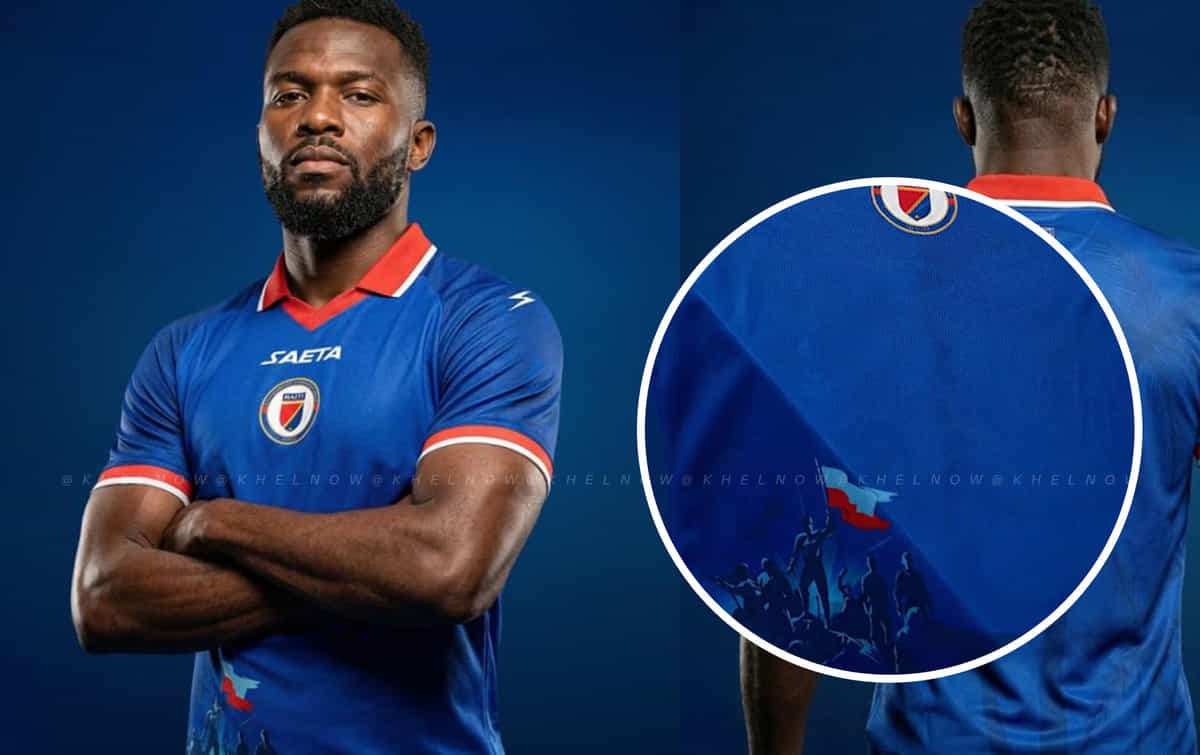 Why Haiti's official FIFA World Cup 2026 kit features Poland flag?
