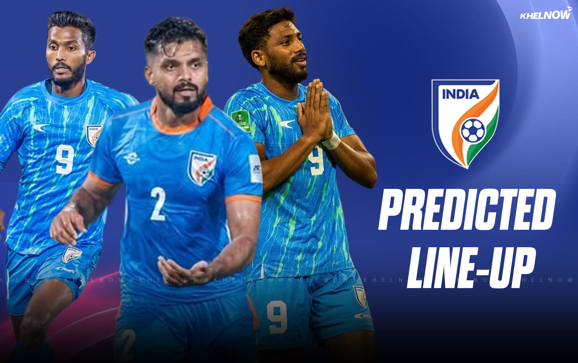 How can Indian football team line up for their international friendly against Tajikistan?