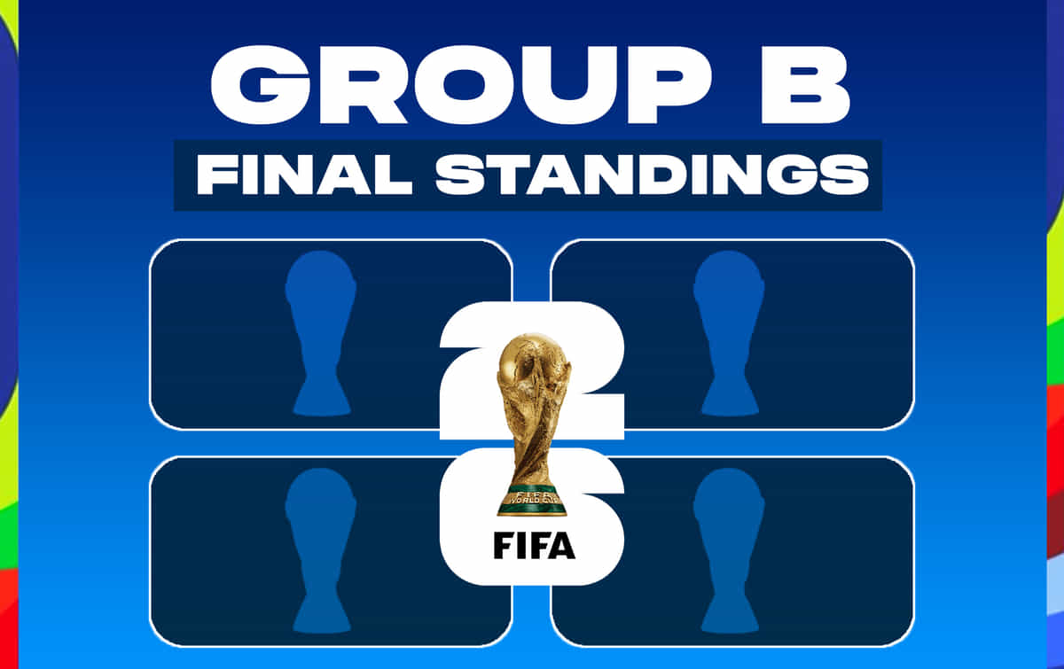 FIFA World Cup 2026 Group B final standings