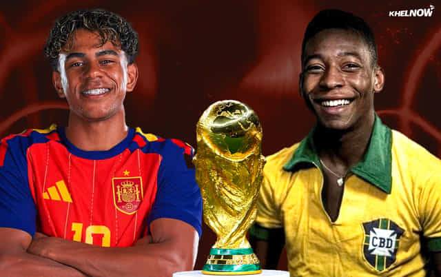 Top 11 youngest goalscorers at FIFA World Cup ft. Pele & Lamine Yamal