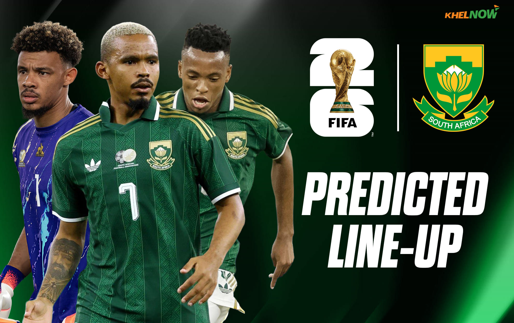 South Africa predicted lineup for FIFA World Cup 2026 ft. Ronwen Williams & Oswin Appollis