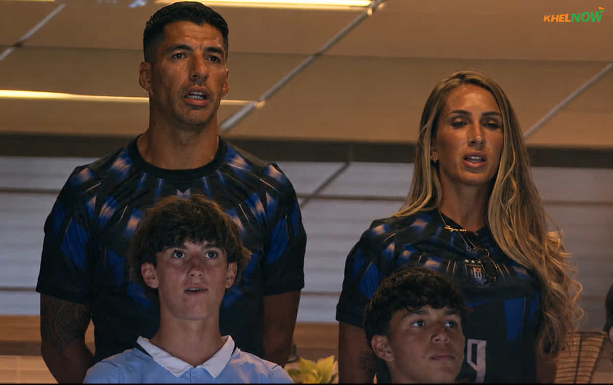 Luis Suarez in attendance for Uruguay vs Cape Verde FIFA World Cup 2026 match