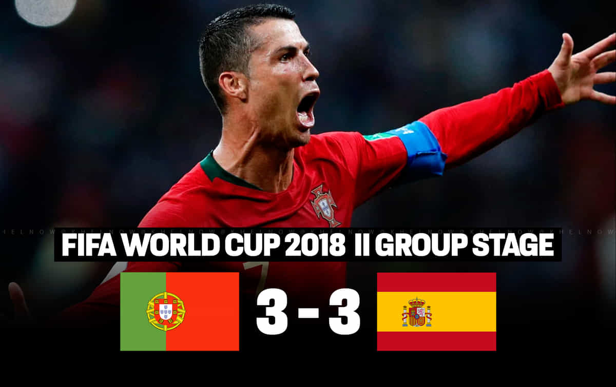 Top 10 best FIFA World Cup games of all time ft. Portugal 3-3 Spain (2018)