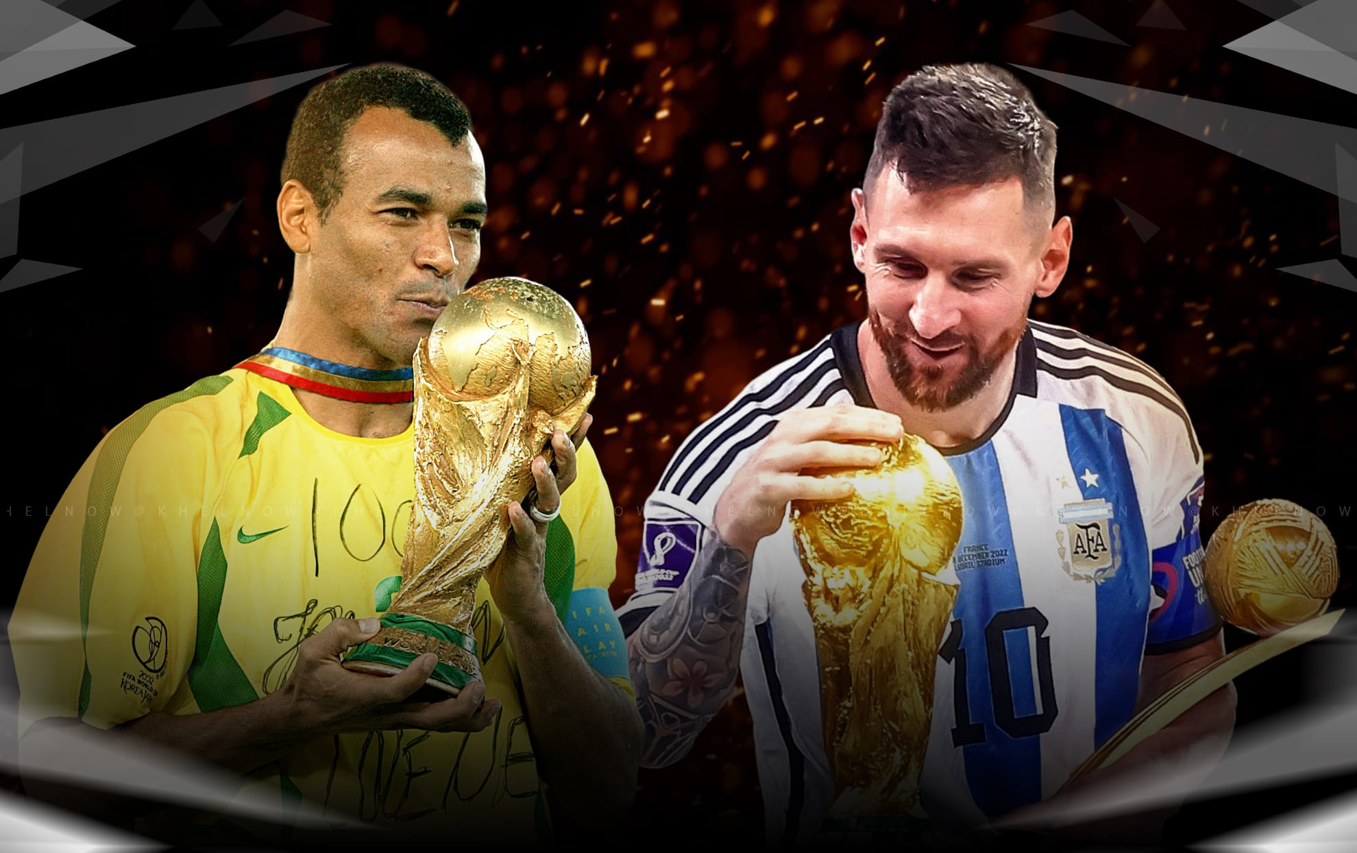 All players to feature in three FIFA World Cup finals ft. Cafu
