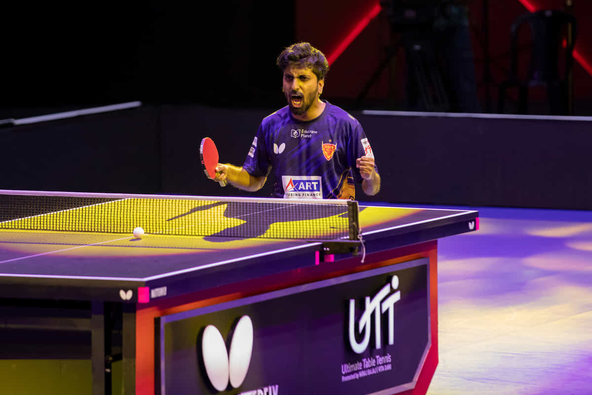 Captain Sathiyan led Dabang Delhi's win over Ahmedabad APL Pipers in the Butterfly UTT.