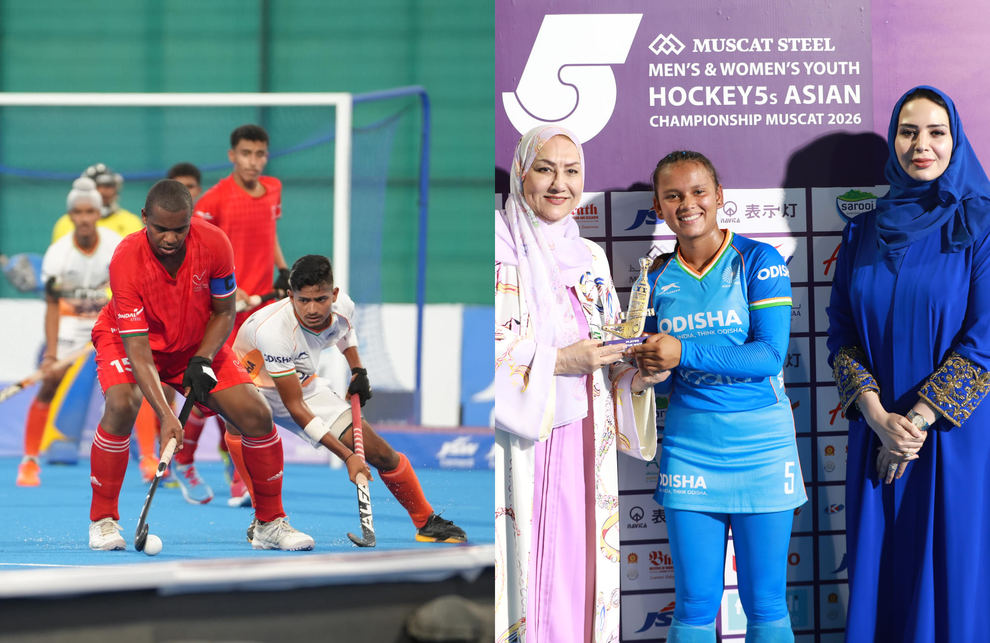 Indian Sub-Junior Men's and Women's Teams undefeated at FIH Youth Hockey5s Asian Championship