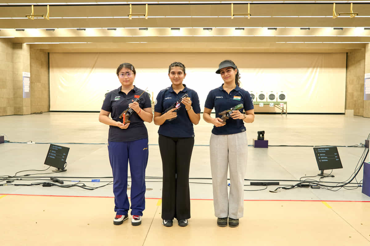 Esha Singh wins gold, Manu Bhaker claims bronze in 25m pistol at ISSF World Cup 2026