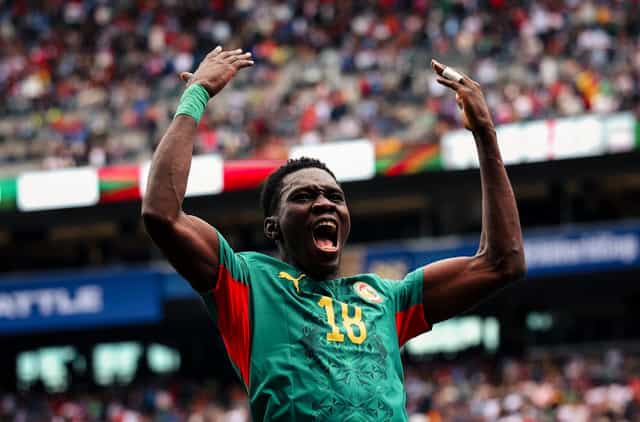 Ismaila Sarr #18 of Senegal FIFA World Cup 2026