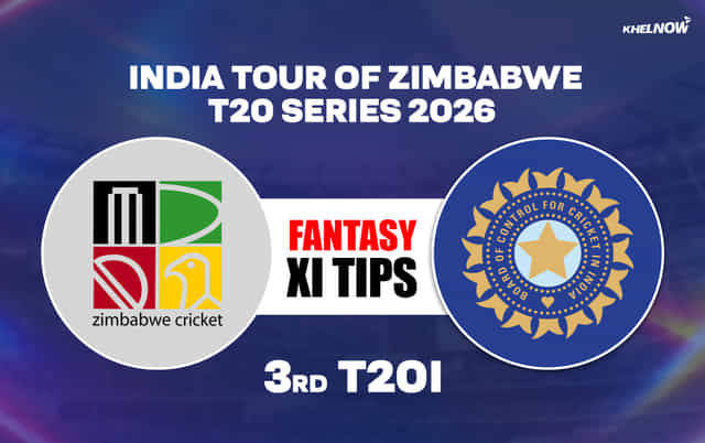 ZIM vs IND Dream11 Prediction, Dream11 Playing XI, Today Match 3rd, Zimbabwe vs India T20I series 2026