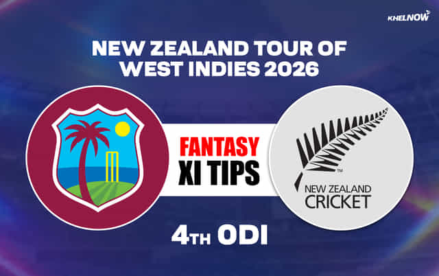 WI vs NZ Dream11 Prediction, Dream11 Playing XI, Today Match 4, West Indies vs New Zealand ODI Series 2026