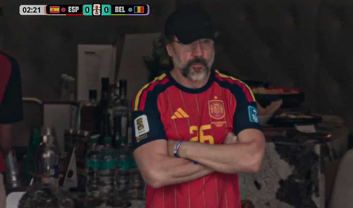 Tate McRae, Javier Bardem in attendance for Spain vs Belgium FIFA World Cup 2026 quarter-final
