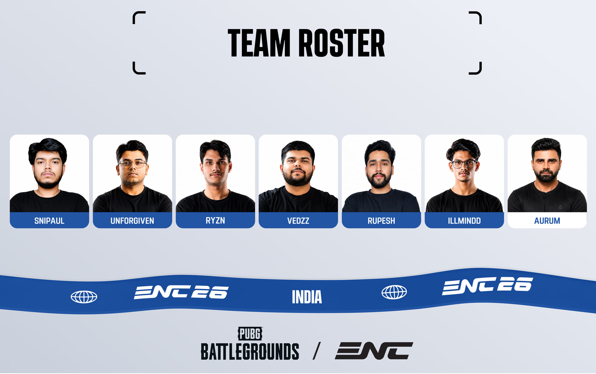 NODWIN Gaming reveals Team India PUBG: Battlegrounds roster for Esports Nations Cup 2026