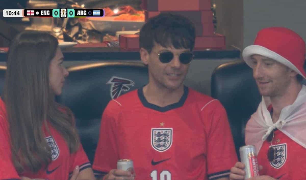 Louis Tomlinson & Mike Jagger in attendance for Argentina vs England FIFA World Cup 2026 semifinal