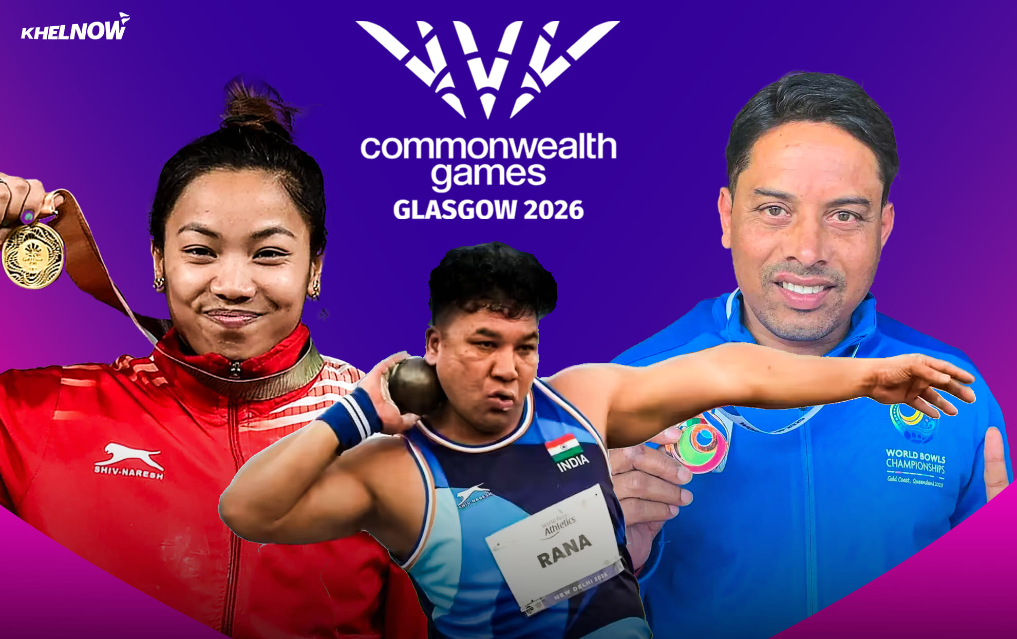 Five oldest Indian competitors at the 2026 Commonwealth Games